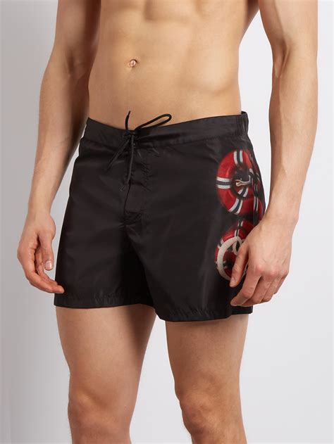 gucci swim trunks snake|gucci swim trunks sale.